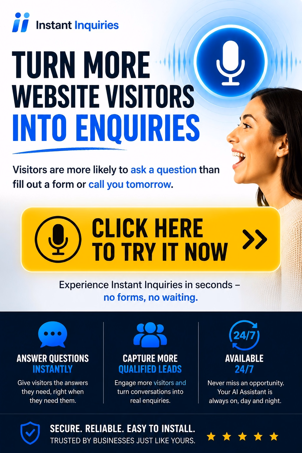 Instant Inquiries banner